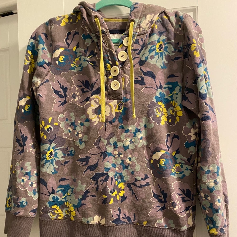 Boden Floral Sweatshirt, Size 4